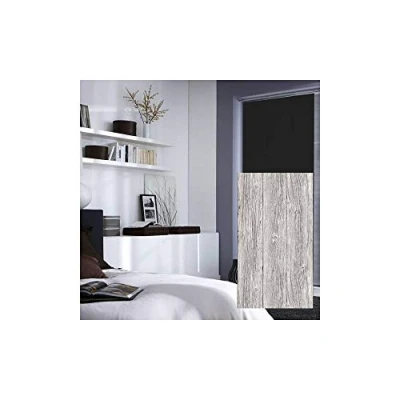 Imagen de madecostore Panel japonés con Efecto Madera (50 x 260 cm), Color Gris