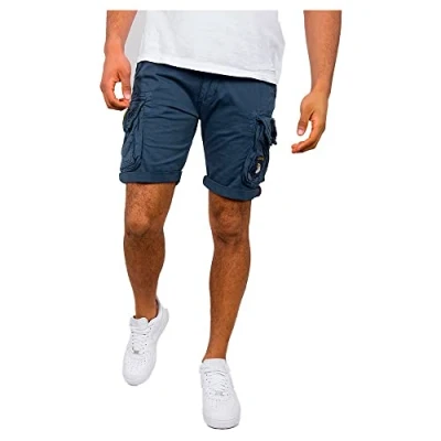 Imagen de Alpha Industries CREW Patch Shorts, Hombre, Talla: 32, New navy