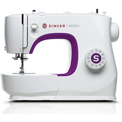 Imagen de Singer M3505 Máquina de Coser Portatil, Nuevo Modelo 2020, 34 Puntadas Costura, útiles, elásticas, decorativas, Automática, Fácil Usar