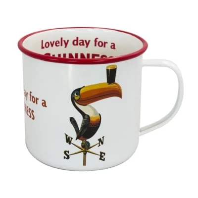 Imagen de Enamel Toucan On Weathervane Design Mug with Lovely Day for a Guinness