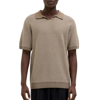 Imagen de Jack &amp; Jones Premium Jprcceaston Split NECK Polo, Hombre, Talla: Large, Rain drum