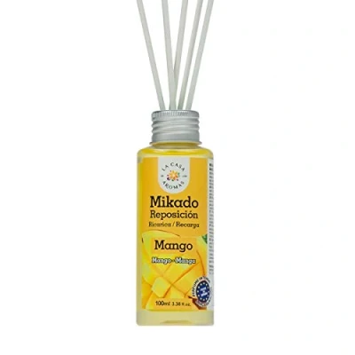 Imagen de La Casa Aromas Mikado Reposicion 100 Ml con Varillas (Mango)