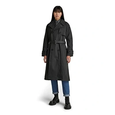 Imagen de G STAR RAW High Trenchcoat , Chaquetas para Mujer, Azul (raw denim D22012 D189 001), XS