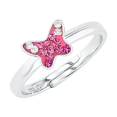 Imagen de Prinzessin Lillifee Hada Anillo de niña plata estrella 2034004, Talla única, Circonita cúbica