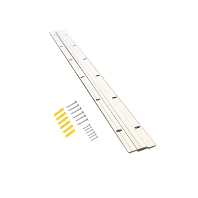 Imagen de soporte de montaje empotrado 24 pulgadas, entrelazado resistente para marco fotos, pared, clip flotante en Z galería, espejo pesado, cabecero, cortina mosca