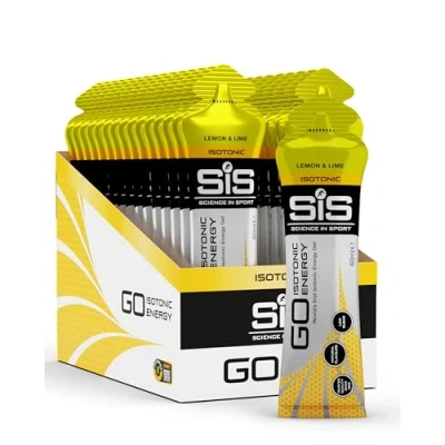 Imagen de Science in Sport GO Isotonic Energy Gel 30x60ml Lima limón, Vegano Formulación isotónica con 22g de carbohidratos, Buen aporte energía, Alternativa ideal a las bebidas isotónicas