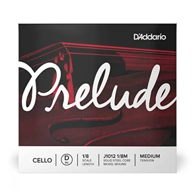 Imagen de D&#039;Addario Prelude 1/8 Scale Medium Tension Single D String for Cello