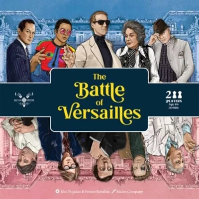 Imagen de Salt &amp; Pepper Games la Batalla de Versalles Juego Mesa Cartas Conseguir Prestigio en Industria Moda 2 Jugadores Español Temática: