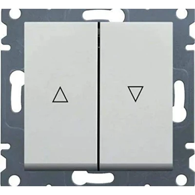 Imagen de Hager lumina2 Interruptor persiana blanco polar