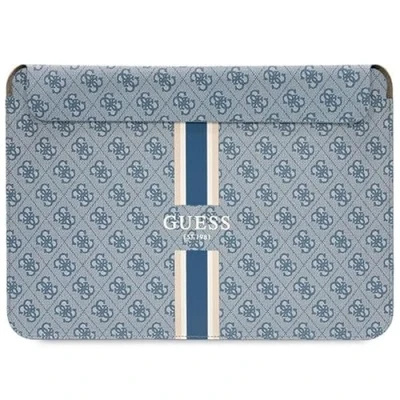 Imagen de Guess Sleeve GUCS14P4RPSB 14&quot; Azul 4G Printed Stripes