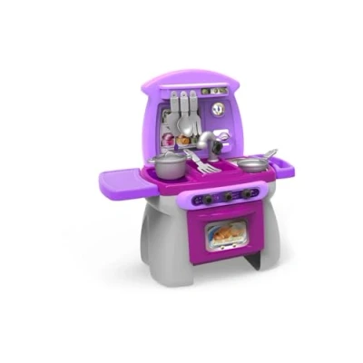 Imagen de Chicos Cocina de Juguete Cook&#039;Home Mi Primera Cocinita Infantil Incluye 17 Accesorios Cubiertos, Platos, Olla, Sartén, Salero, Teléfono y Muchas Cosas más +18 Meses (84018)