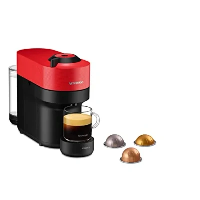 Imagen de Nespresso Cafetera Krups Vertuo POP Rouge de Cápsulas YY4888FD