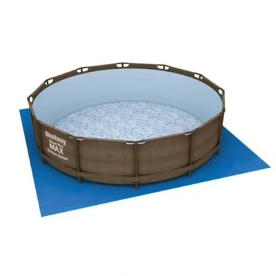 Imagen de BESTWAY Tapiz Protector de Suelo 396x396 cm para Piscinas Desmontables Azul