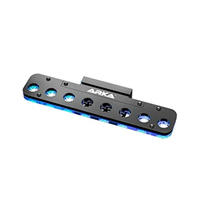 Imagen de ARKA myREEF FRAG Rack con 8 Agujeros Soporte esquejes de Coral Fuertes imanes para acuarios Marinos, Incl. fusibles Silicona, diámetro los Aprox. 15 mm.