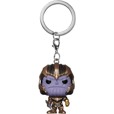 Imagen de Funko Pop! Keychains: Marvel Endgame Thanos Avengers Minifigura de Vinilo Coleccionable Llavero Original Relleno Calcetines Idea Regalo Mercancia Oficial