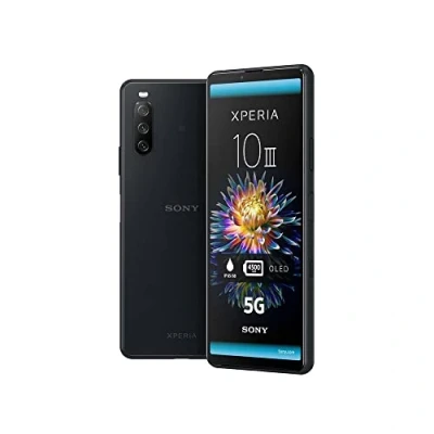 Imagen de Sony Xperia 10 III Pantalla OLED FHD + HDR 21: 9 Wide de 6.0 Pulgadas; Android 11; Sin SIM; 6 GB RAM y 128 Almacenamiento; Clasificación IP65/68; Dual SIM híbrido; Negro