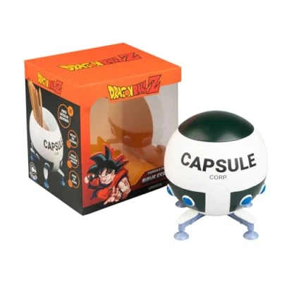 Imagen de Grupo Erik Lapicero escritorio Dragon Ball Z Spaceship Capsule Corp Portalápices figura Oganizador con tapadera Accesorio anime papelería