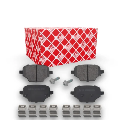 Imagen de FEBI BILSTEIN 171002 Juego de pastillas freno Eje trasero con material fijación CITROËN: Berlingo, Berlingo Furgón, PEUGEOT: Rifter MPV