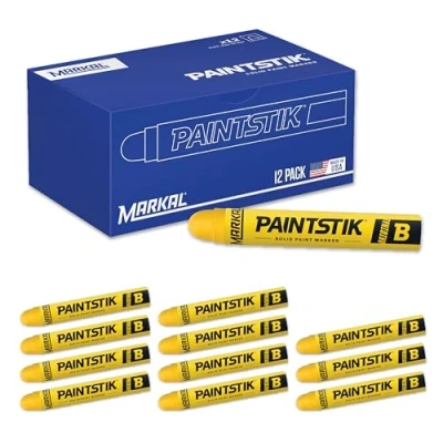 Imagen de Markal B Paintstik Sólido Pintura Ambiental, Marcador de Superficie, 1 unidad