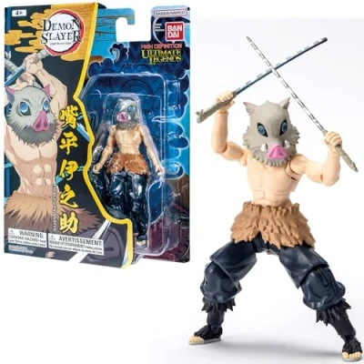 Imagen de Bandai Ultimate Legends HD Figura de acción Demon Slayer 12 cm Inosuke Hashibira Licencia Oficial articulada Juguete Infantil 4 años y + VE88963