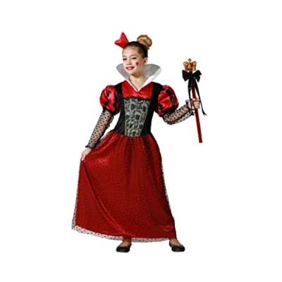 Imagen de Atosa disfraz reina corazones niña infantil rojo 5 a 6 años