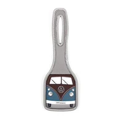 Imagen de BRISA VW Collection Etiqueta de Equipaje para Maleta T1 Camper Bus (Classic Bus/Petrol y Marrón)