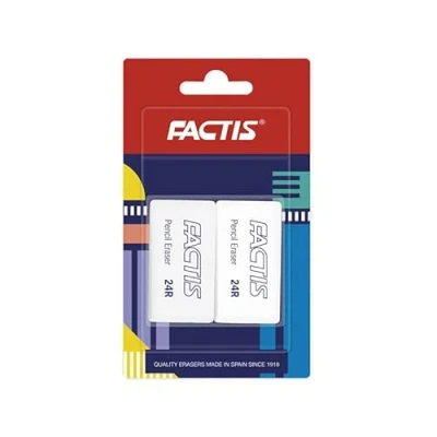 Imagen de FACTIS Blíster 2 gomas de borrar 24R
