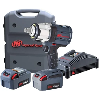 Imagen de Ingersoll Rand W7172 K22B EU Llave de Impacto Inalámbrica 3/4 Pulgada 20V, 2 baterías Li Ion BL2022 5,0 Ah y Kit Cargador en 1 Maletín Transporte