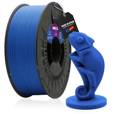 Imagen de WINKLE Filamento PLA Mate Azul Cobalto Impresora 3D 1,75mm 1kg Superficie Impresoras FDM Matte Bobina