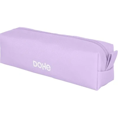 Imagen de DOHE Estuche Escolar Simple 1 Compartimento, Portatodo Rectangular Multiusos, 21x5x6 cm, Cierre de Cremallera, Fabricado en Poliéster Resistente Serenity Morado