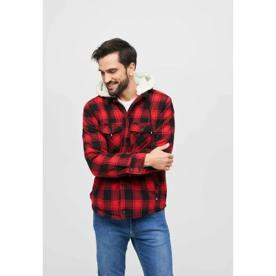 Imagen de Brandit Lumber Chaqueta de entretiempo, Hombre, Talla: 3XL, Red black white