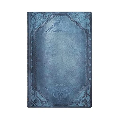 Imagen de Paperblanks Agendas de 12 Meses Flexis Tapa Blanda 2022 Punk en Azul Liso Apaisado Mini (95 x 140 mm)