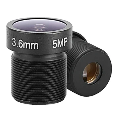Imagen de Kafuty Lente de Circuito único 3.6 mm f / 2.0 5MP HD cámara Profesional 1/2.5 Gran Angular 90 Grados con Foco Focal M12 Fijo para vigilancia CCTV