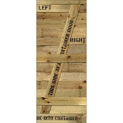 Imagen de Plage Contenedor Trampantojo de Puerta, Vinilo, Marrón, 83x204 cm