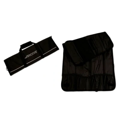 Imagen de Arcos Bolsas para Cuchillos Bolsa con capacidad 8 piezas 100% Poliester 500 x 510 mm Color Negro (CUCHILLOS NO INCLUIDOS)