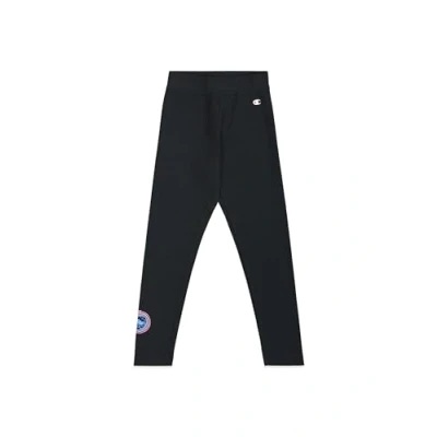 Imagen de Champion Graphic SHOP Leggings para niños, Talla: 8 9a, Black