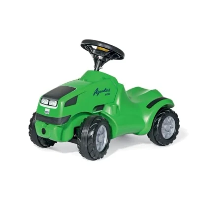Imagen de Rolly Toys Juguetes Tobogán para bebés rollyMinitrac Deutz Agrokid con compartimento de almacenamiento, contorno ergonómico del vehículo, volante bocina, adecuado a partir 1 ½ años 132102