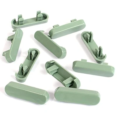 Imagen de JCP 10 tapas de drenaje para ventanas UPVC, color verde Chartwell