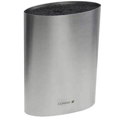 Imagen de Coninx Saporo Cuchillos Soporte Porta Cocina Taco de Acero Inoxidable para Diseño Compacto y Ahorra Espacio