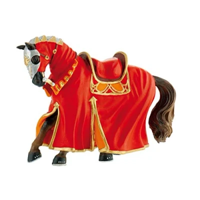 Imagen de Bullyland 80768 Figura Caballo Rojo, Coleccionable de fantasía, Aprox. 14 cm Altura, Pintada a Mano, Libre PVC, para niños el Juego imaginativo, Color Colorido (Bullyworld 80768)
