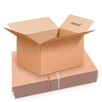 Imagen de Master&#039;in Caja de cartón simple surco marrón, 430 x 310 250 mm, 20 cajas