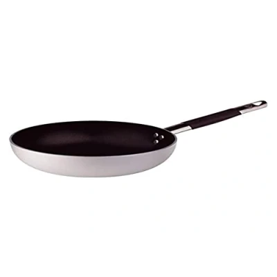 Imagen de Ollas Agnelli Pan Platinum evasé Alta en Salto, Aluminio, 3 mm de Espesor, con Mango Tubular Acero Inoxidable Fresca, Plata, 24 cm