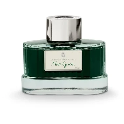 Imagen de Frasco de tinta Graf von Faber Castell Moss Green 75 ML