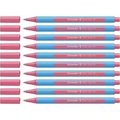 Imagen de Schneider Bolígrafo Slider Edge Pastel, Color flamingo, 10 Unidades SH152222