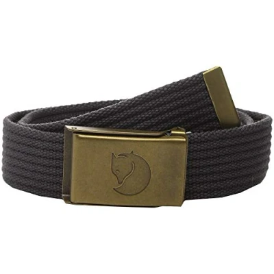 Imagen de Fjallraven 77314 Kids Canvas Brass Belt Unisex Child Dark Grey One Size