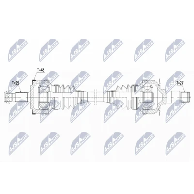 Imagen de Semi eje NTY NPW ME 140