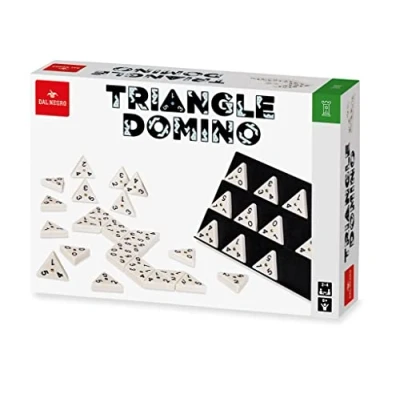 Imagen de Dal 8001097539734 Triangle Dominó Juego de Mesa con Cartas, Adecuado para Niños a Partir 8 años y Toda la Familia, 2 o más Jugadores, Multicolor, Negro, Negro