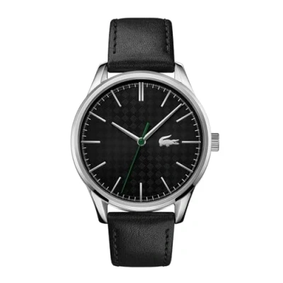 Imagen de Lacoste Reloj Analógico de Cuarzo para hombre con Correa en piel Negro 2011047