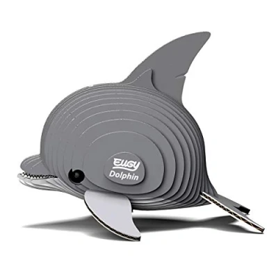 Imagen de EUGY Water Eco Friendly 3D Paper Puzzle (Delfín)