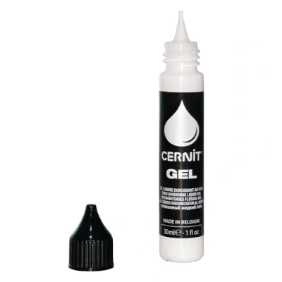 Imagen de Cernit CE1500030005C Flakon Gel Pasta para modelar (polímero), 30 ml, endurecimiento en horno, listo usar, ideal bricolaje, joyas y figuras, principiantes artistas aficionados,